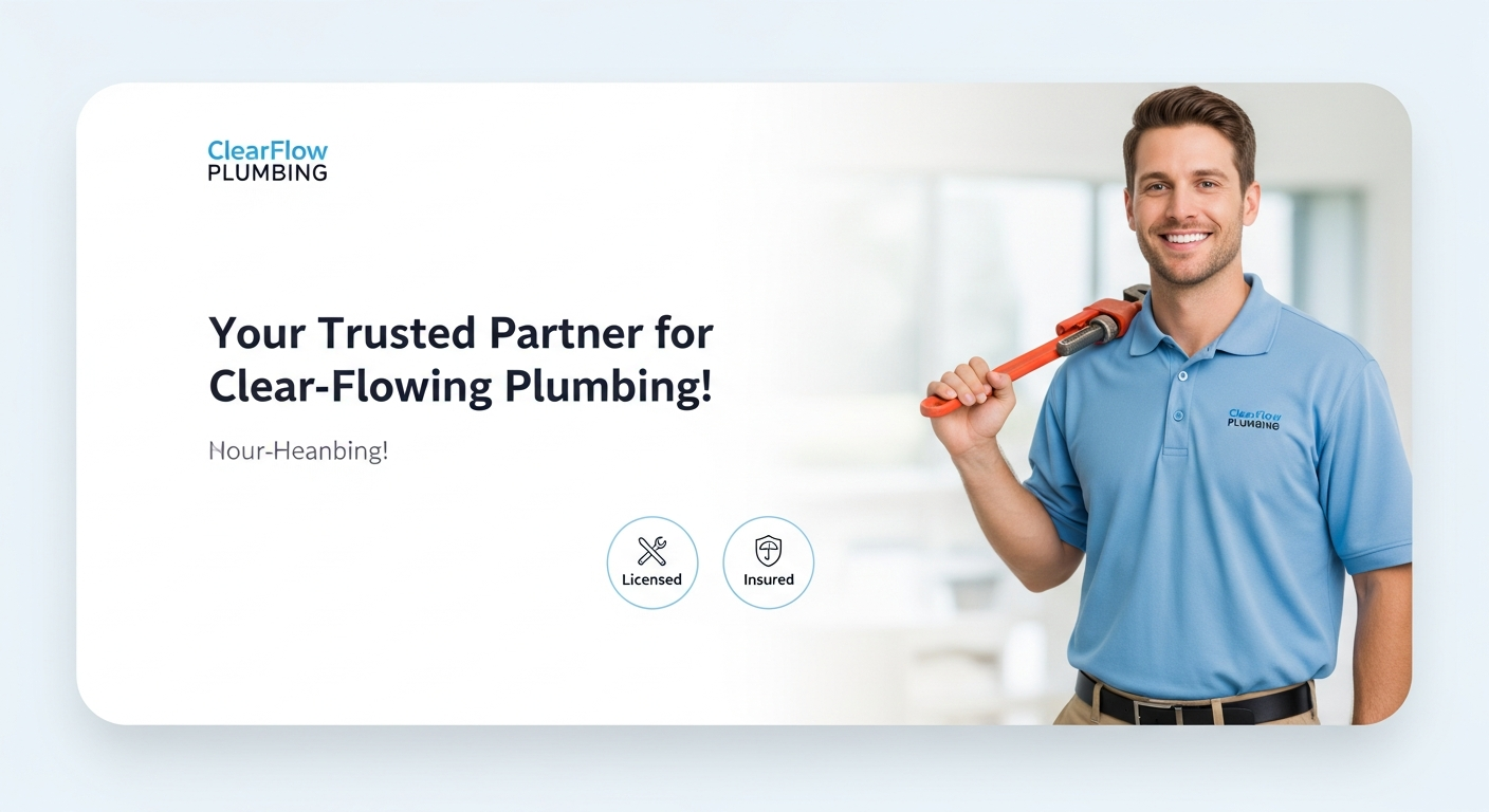 Plumbers website mockup