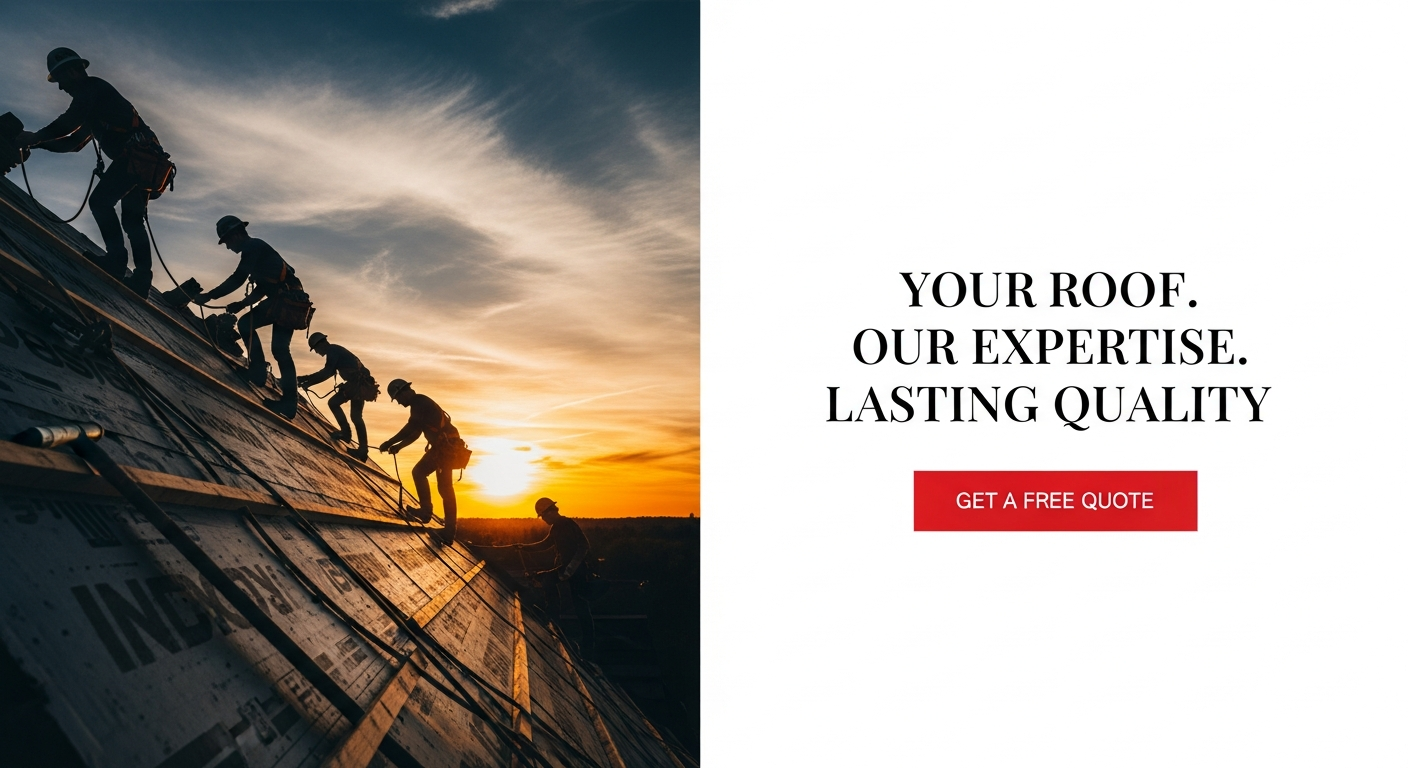 Roofers website mockup